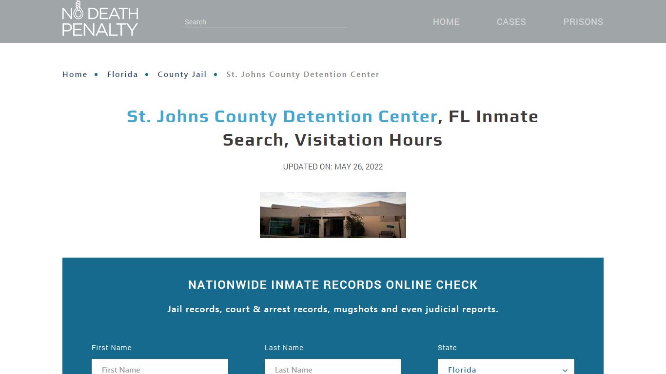 St. Johns County Detention Center, FL Inmate Search ...